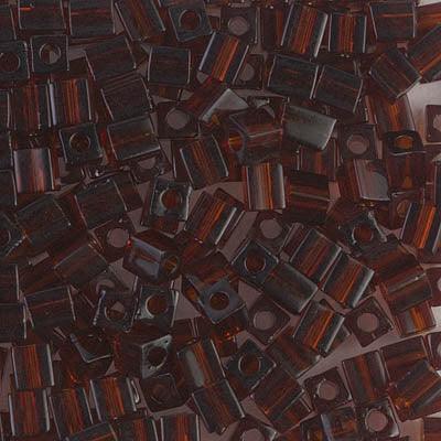 Tr Dark Topaz - 1.8mm Cube, Miyuki 8.2g