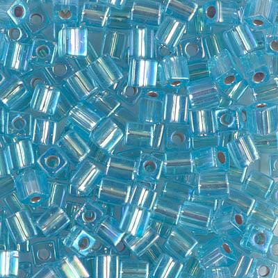 Silver Lined Aqua - 1.8mm Cube, Miyuki 8.2g