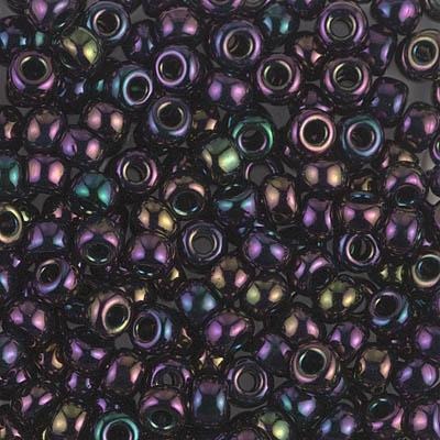 6-454, Miyuki 20g Metallic Dark Plum Iris