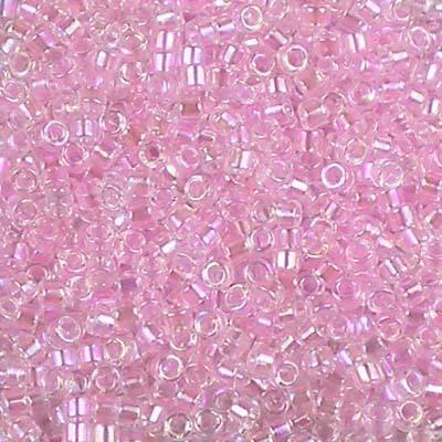 DB00-0071, Miyuki 5.2g Pink Lined Crystal AB