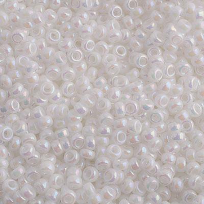 11-471, Miyuki 22g White Pearl AB