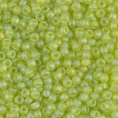 8-143FR, Miyuki 22g Matte Transparent Chartreuse AB