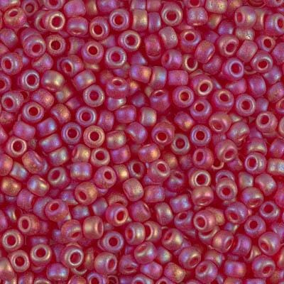 8-141FR, Miyuki 22g Matte Transparent Ruby AB
