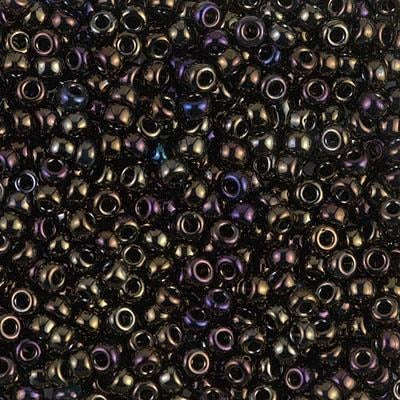8-458, Miyuki 22g Metallic Brown Iris