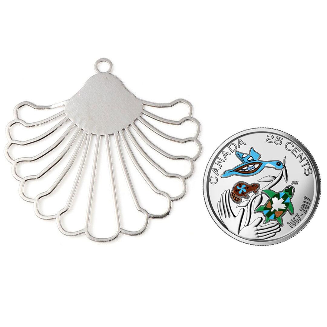 Charm Metal Painted Fan - PoCo Inspired