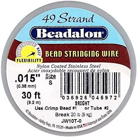 Beadalon, .015'' - 49 Strand Bright 30' - PoCo Inspired