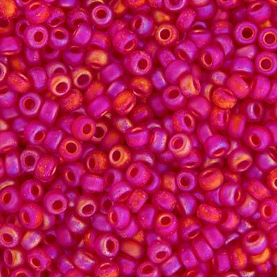 11-141FR, Miyuki 22g Matte Tr Ruby AB