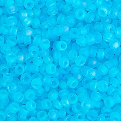 11-148FR, Miyuki 22g Tr Matte Aqua AB