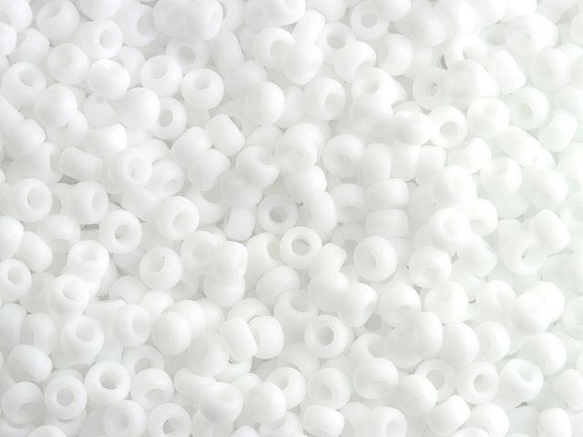 11-402F, Miyuki 22g Matte Chalk White