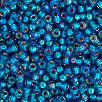 11-1025, Miyuki 22g S/L Capri Blue AB