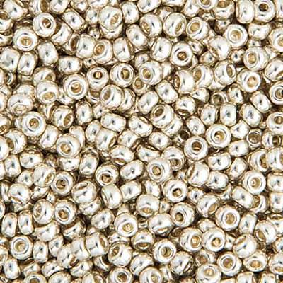 11-1051, Miyuki 22g Galvanized Silver