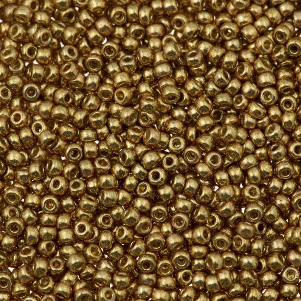 11-4204, Miyuki 22g Duracoat Galvanized Champagne