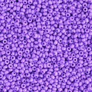 10-01156, Czech 22g Opaque Dyed Violet