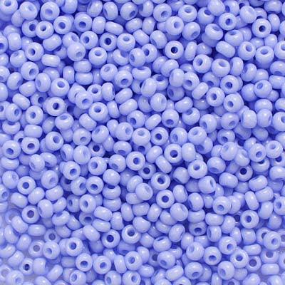 10-40036, Czech 22g Dyed Chalk Lt Violet SOLGEL - PoCo Inspired