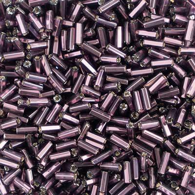 Silver Lined Purple - Bugle, #2 25g