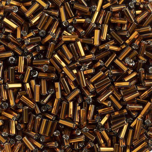 Silver Lined Brown - Bugle, #2 25g