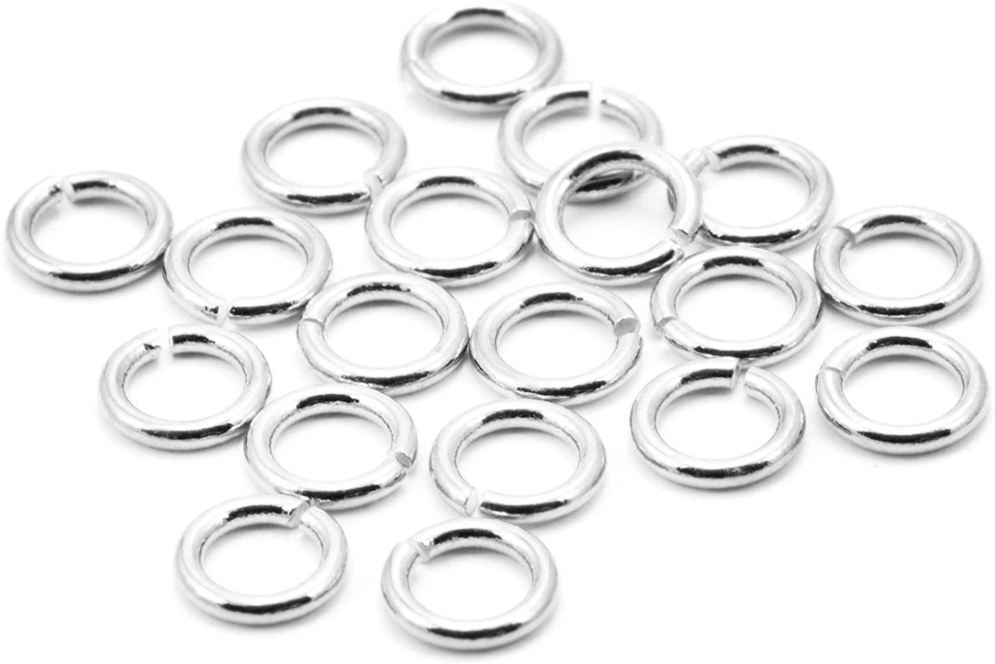 Jump Rings, 6mm Closed 925