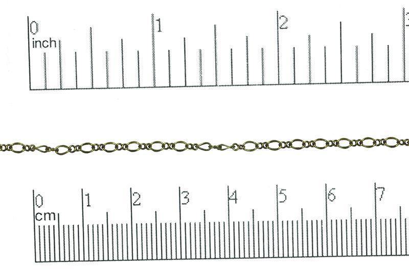 CH302, Figaro Chain - Per Foot