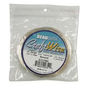 Craft Wire, Round - Silver