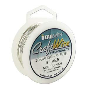 Craft Wire, Round - Silver
