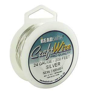 Craft Wire, Round - Silver