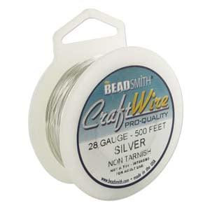 Craft Wire, Round - Silver