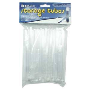 Tube, Plastic w/ Flat Cap 20/bag