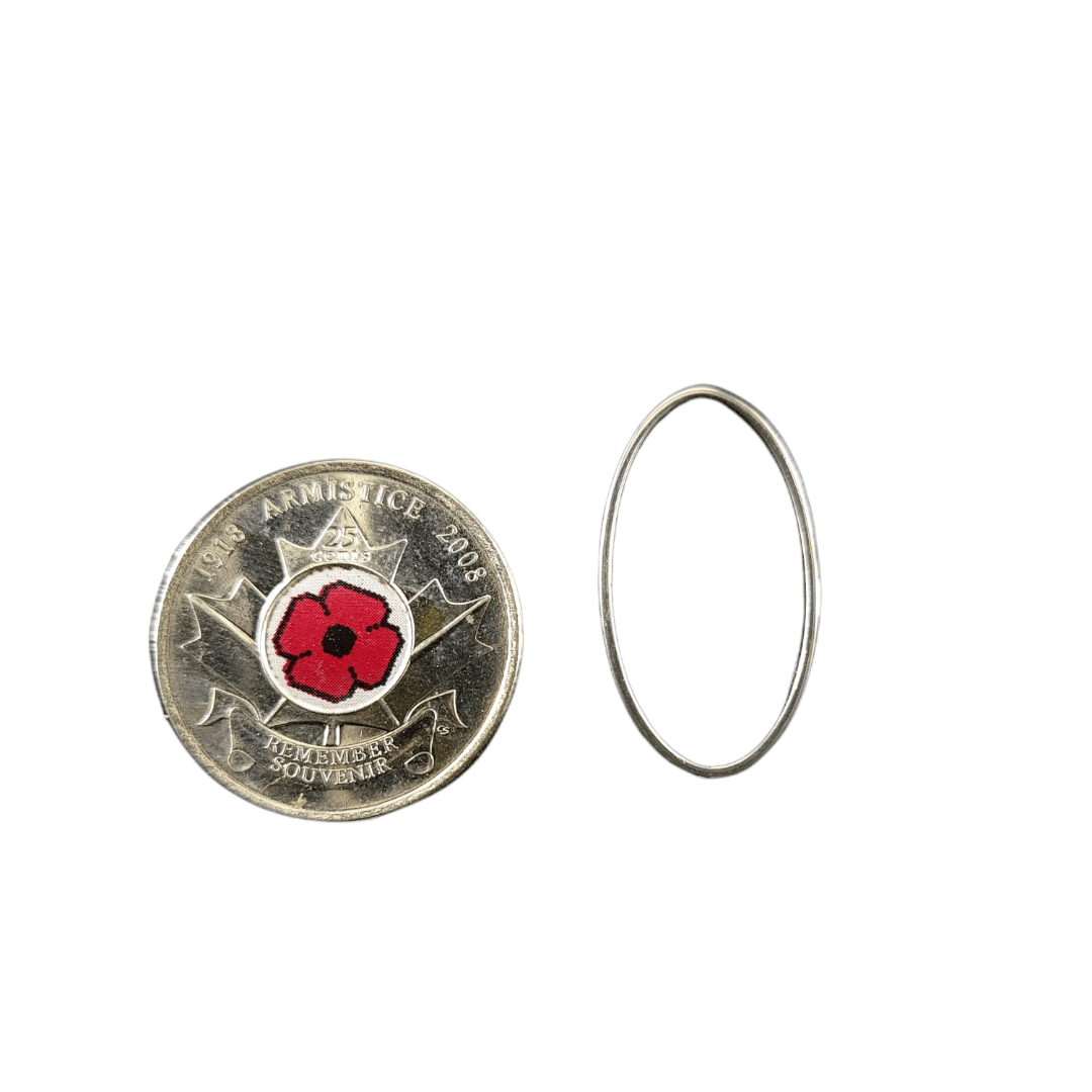 Open Bezel Bead Frame - Oval
