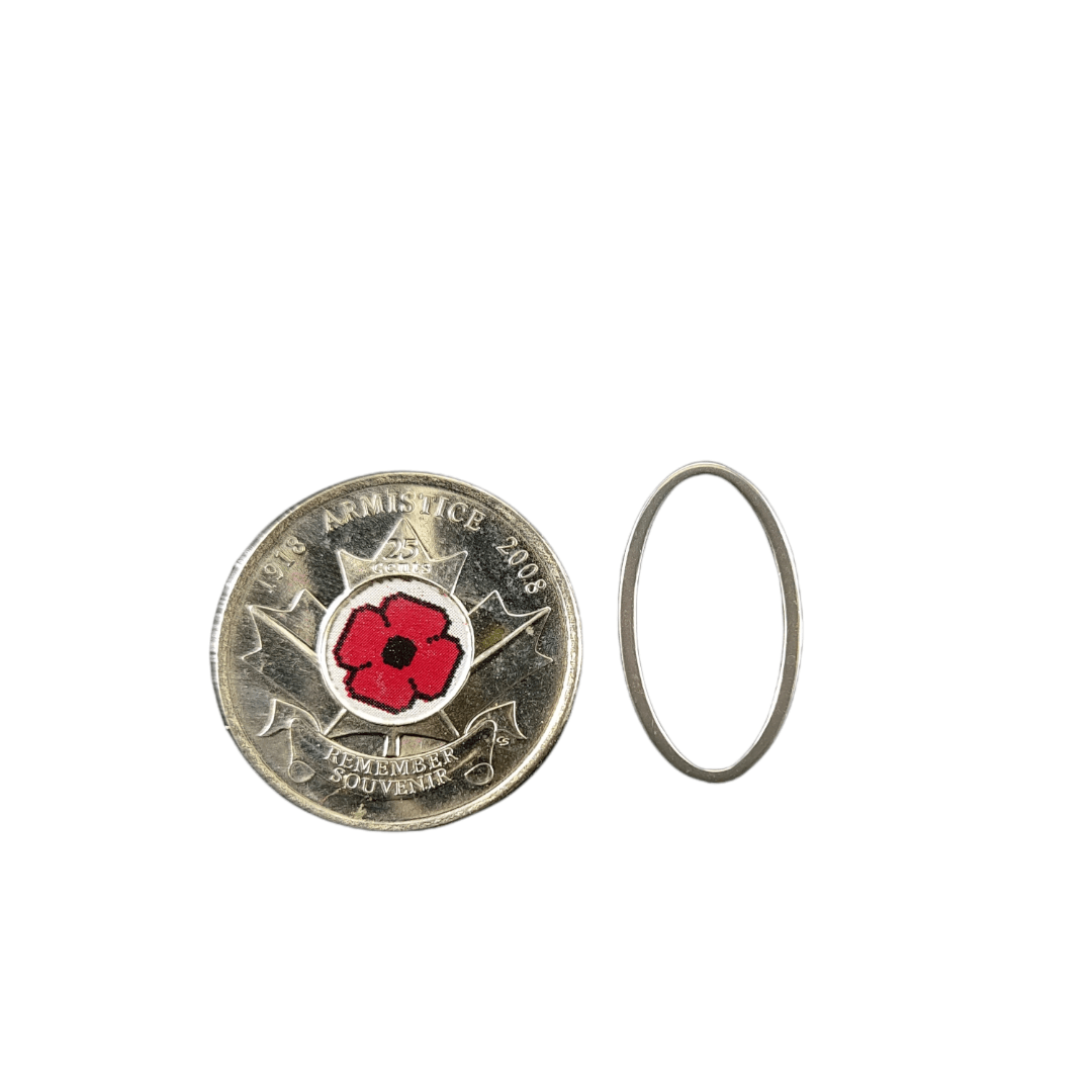 Open Bezel Bead Frame - Oval