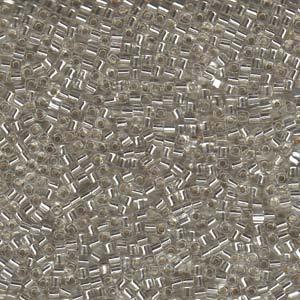 Silver Lined Crystal - 1.8mm Cube, Miyuki 8.2g