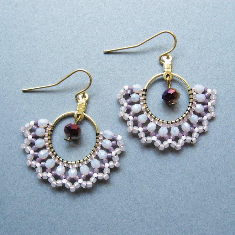 Beading Hoop W/Tab/Hole 5pr