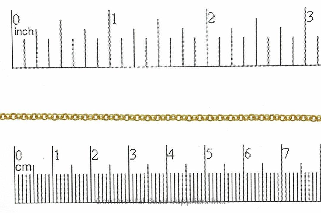 CH30, 2mm Rolo Chain - Per Foot