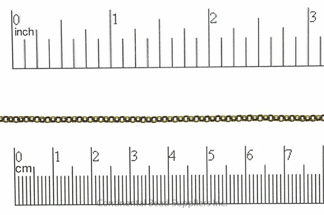 CH30, 2mm Rolo Chain - Per Foot