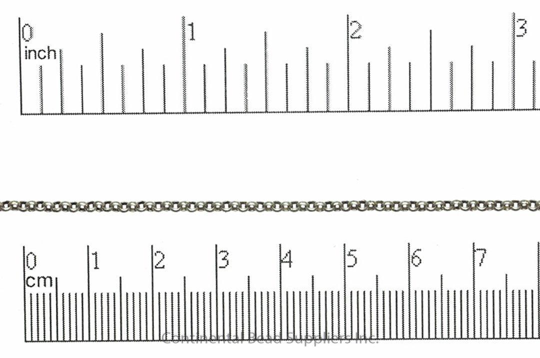 CH30, 2mm Rolo Chain - Per Foot