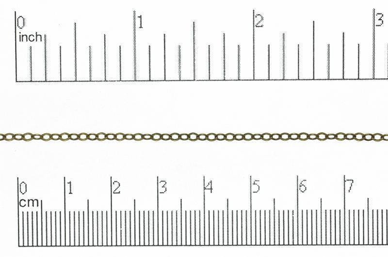 CH825 Petite Cable Chain - Per Foot