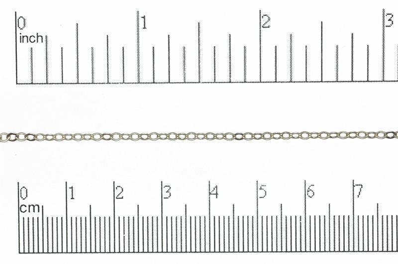 CH825 Petite Cable Chain - Per Foot