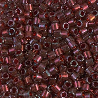 DBL0-0105, Miyuki 5.2g Gold Transparent Dark Red