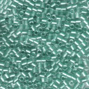 DBL0-0904, Miyuki 5.2g Sparkling Turquoise Lined Crystal