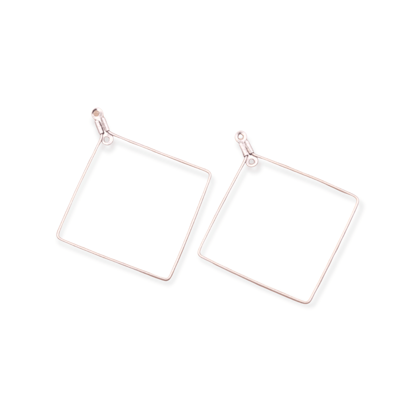 Beading Hoop SHAPE W/Tab/Hole 5pr
