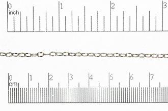 CH1010, Crimped Oval Chain - Per Foot