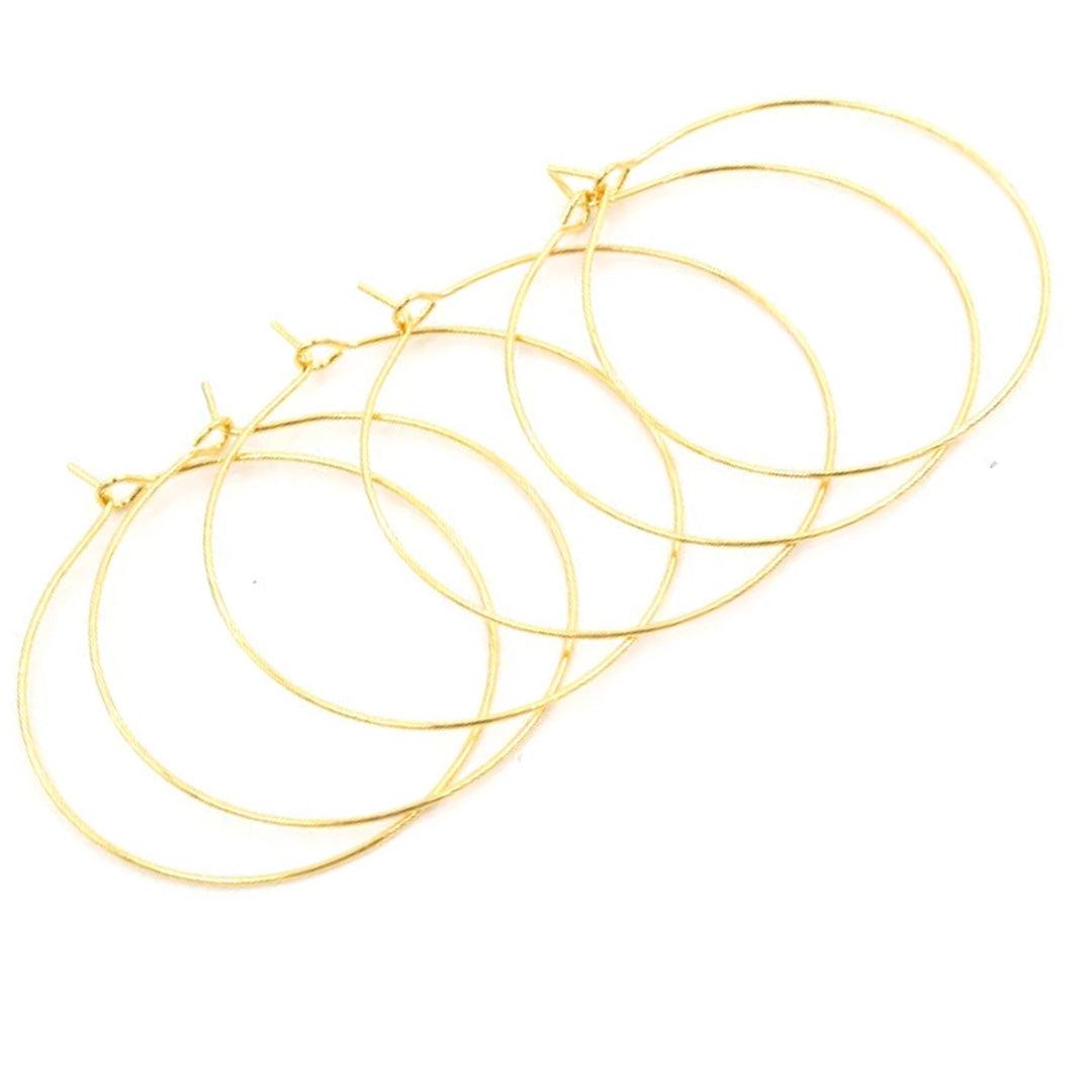 Stainless Steel Beading Hoop, aprx 5 pr