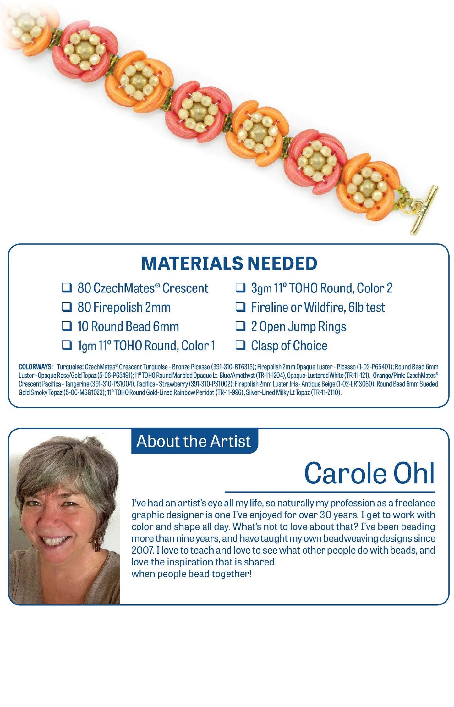 Luna Rosa Bracelet Kit