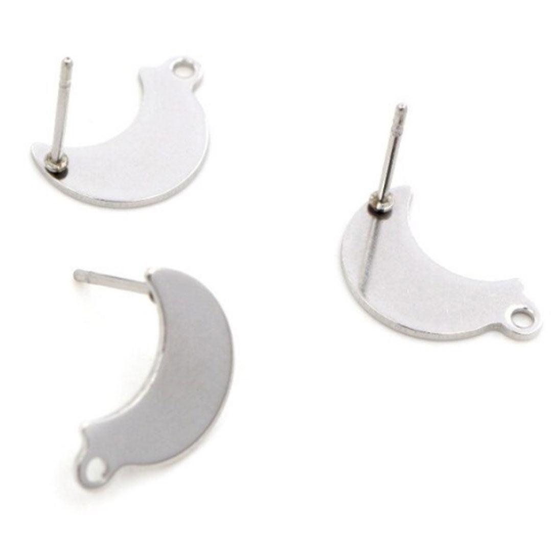 Earring Post SS - 5 Pr