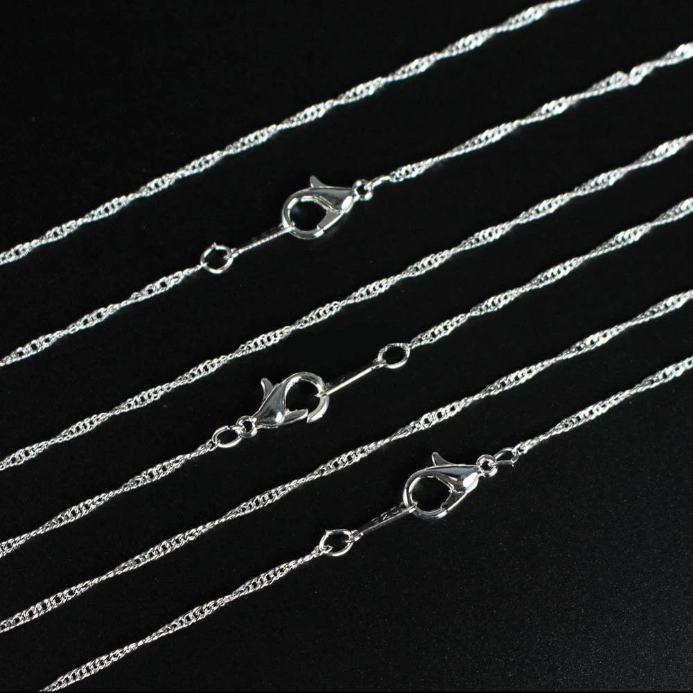 Necklace - 925 Plated - Twist - PoCo Inspired