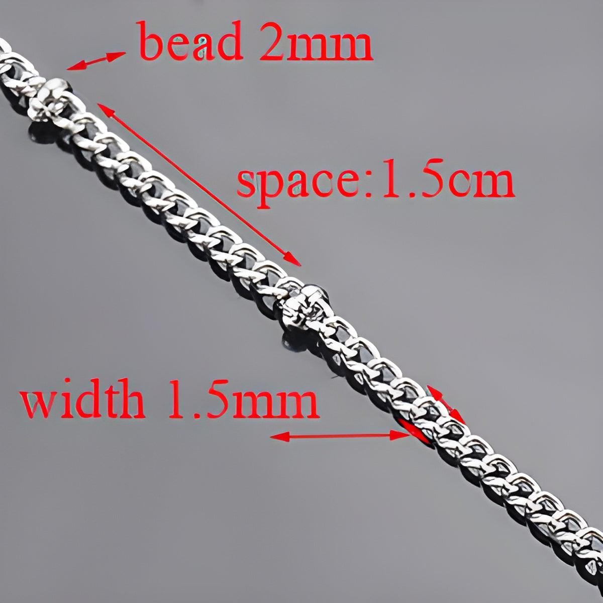 Necklace - Stainless Steel W/ball - PoCo Inspired