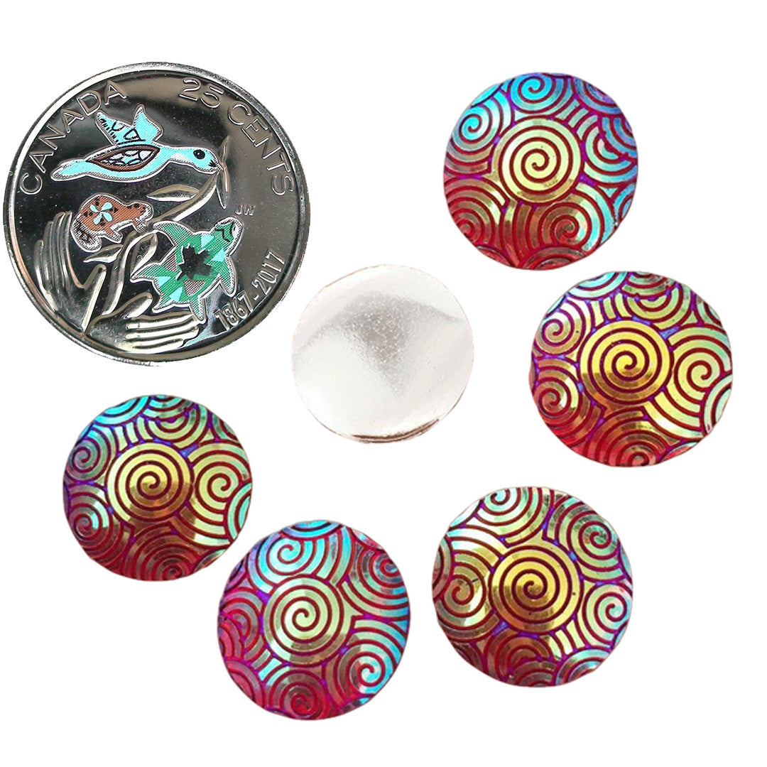 Resin Cab - Round 16mm, Cloud - SiamAB