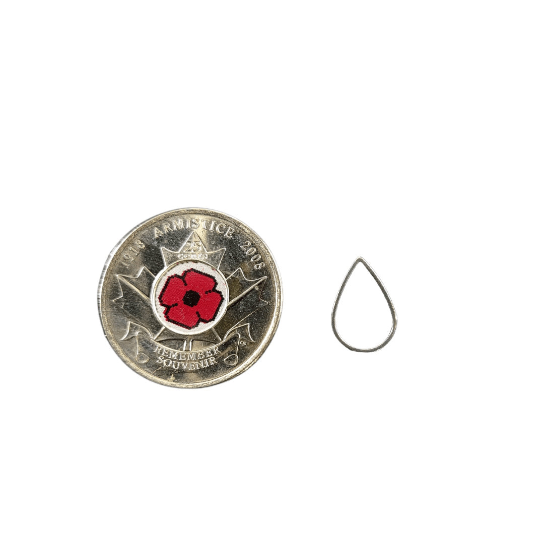 Open Bezel Bead Frame - Teardrop
