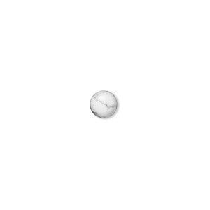 White Howlite - Cabochon - PoCo Inspired