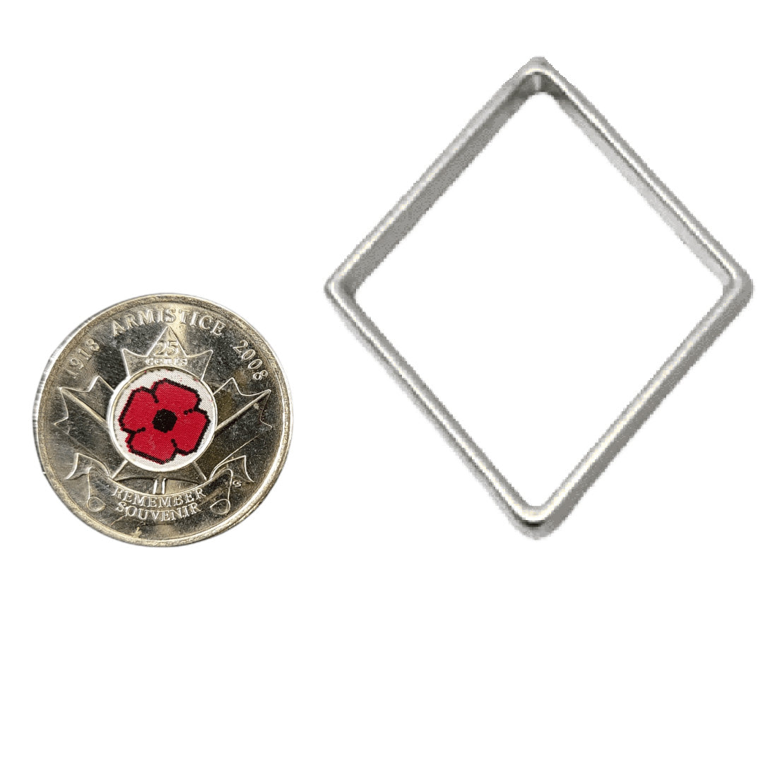 Open Bezel Bead Frame - Diamond