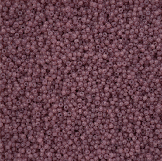 11-02695, Czech 22g Plum Alabaster Solgel